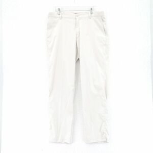 Nike Golf Dri-Fit Tour Performance Golf Pants Cream Flat‎ Front Mid Rise 36 / 32